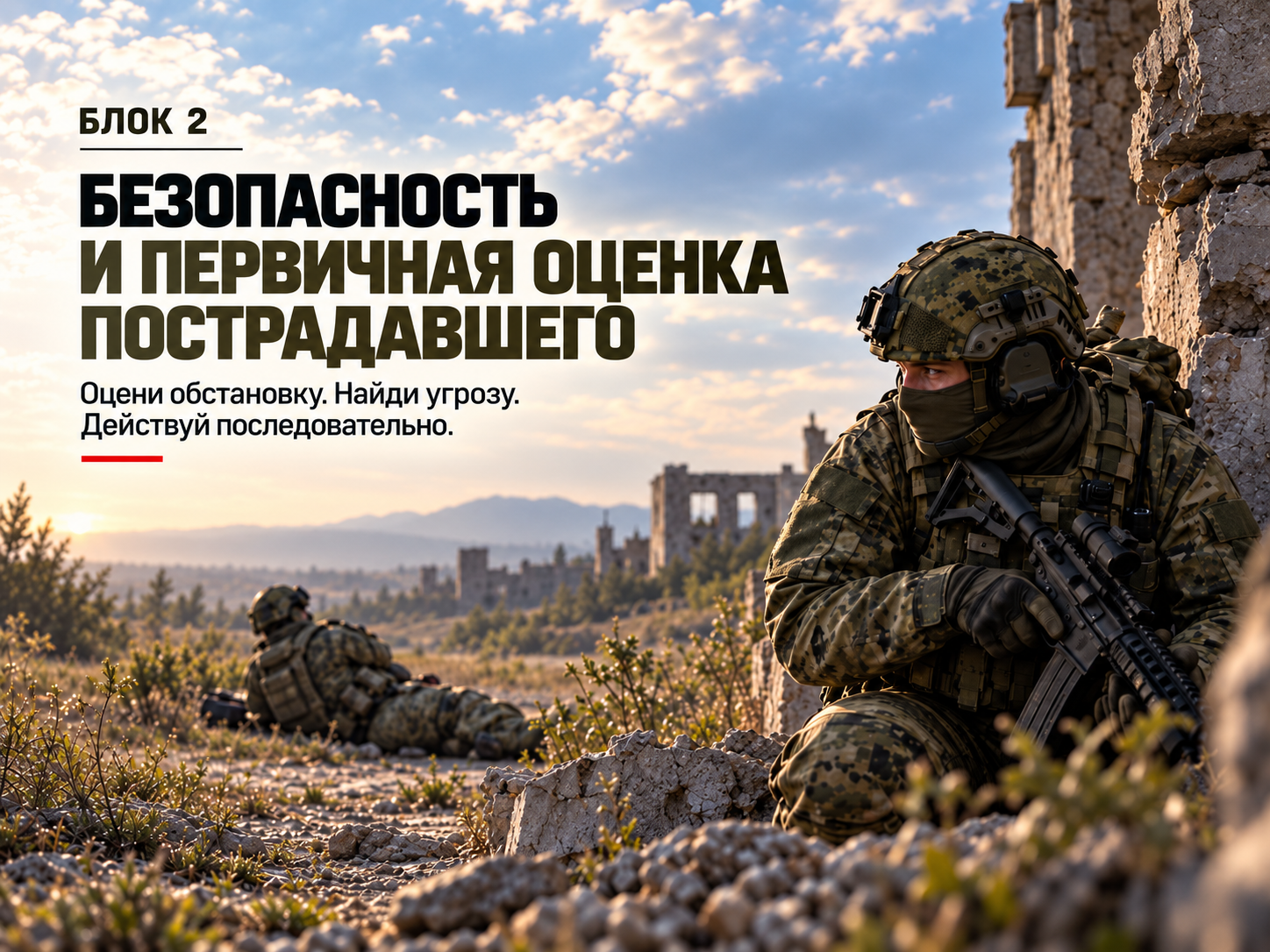 Блок 2. Безопасность и первичная оценка пострадавшего