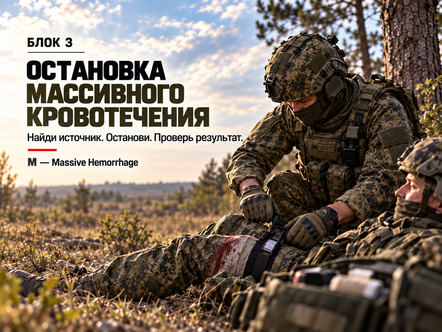 Блок 3. Остановка массивного кровотечения