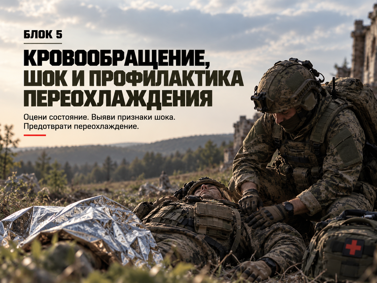 Блок 5. Кровообращение, шок и профилактика переохлаждения